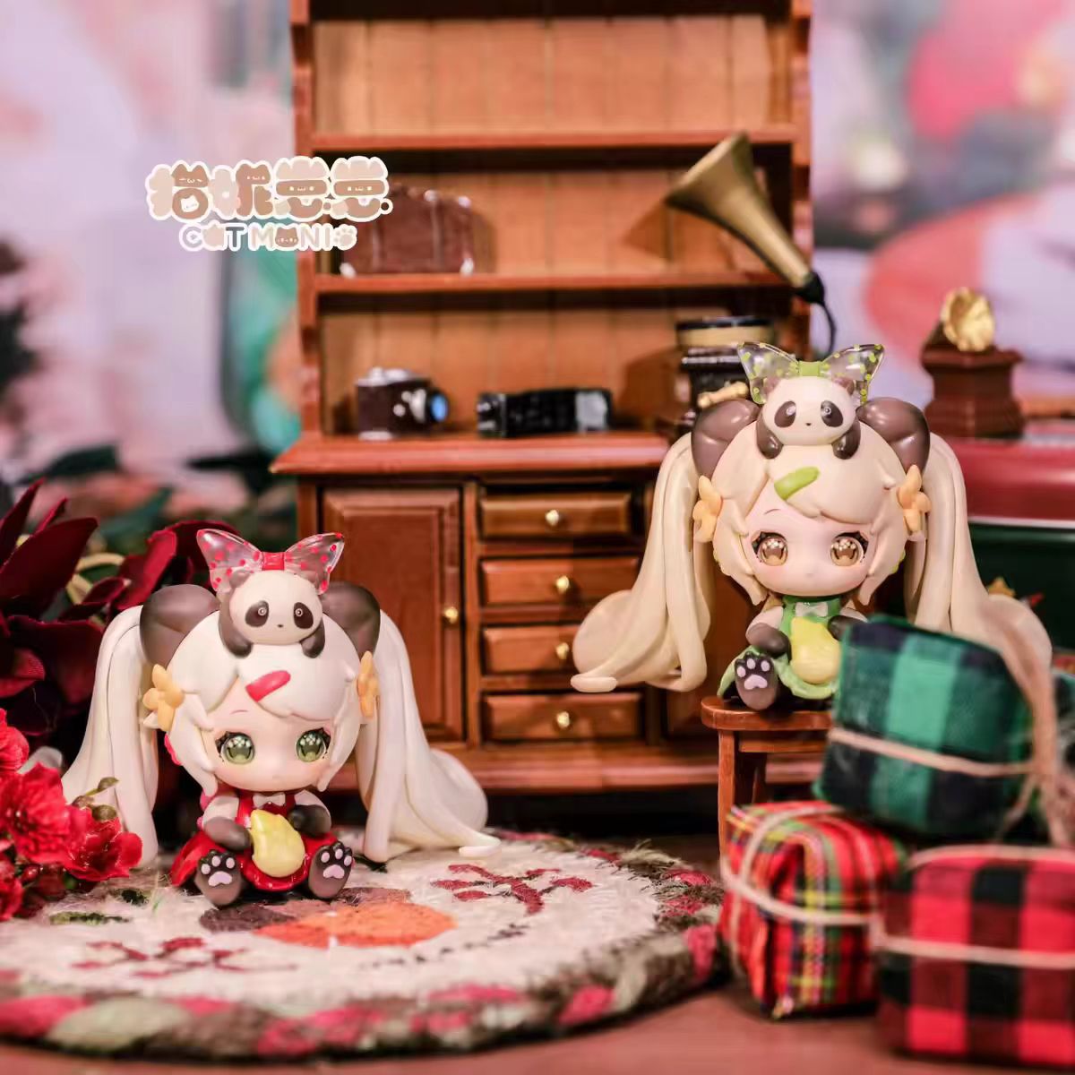 Cat Moni Office Series Figures