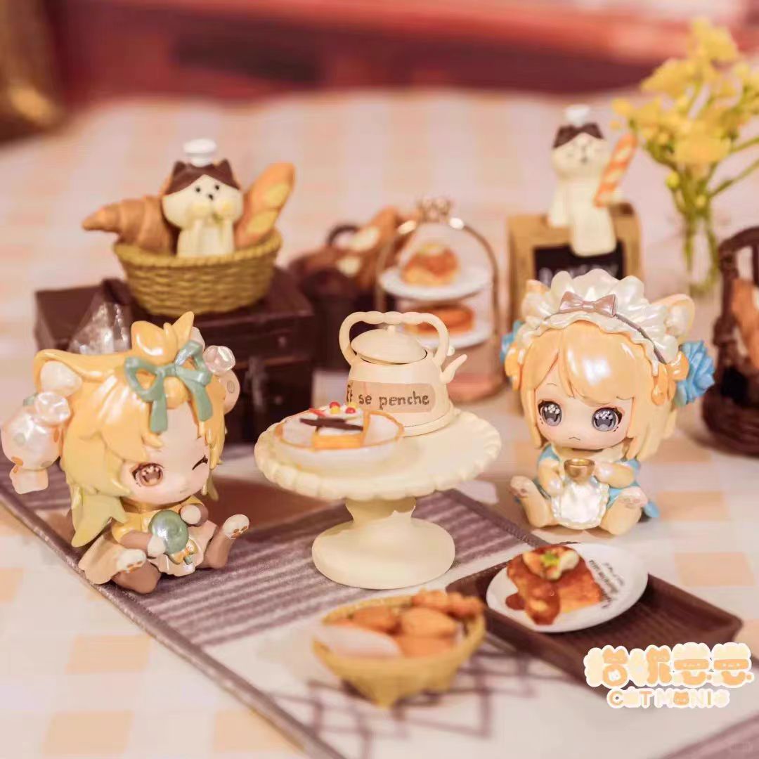 Cat Moni Office Series Figures