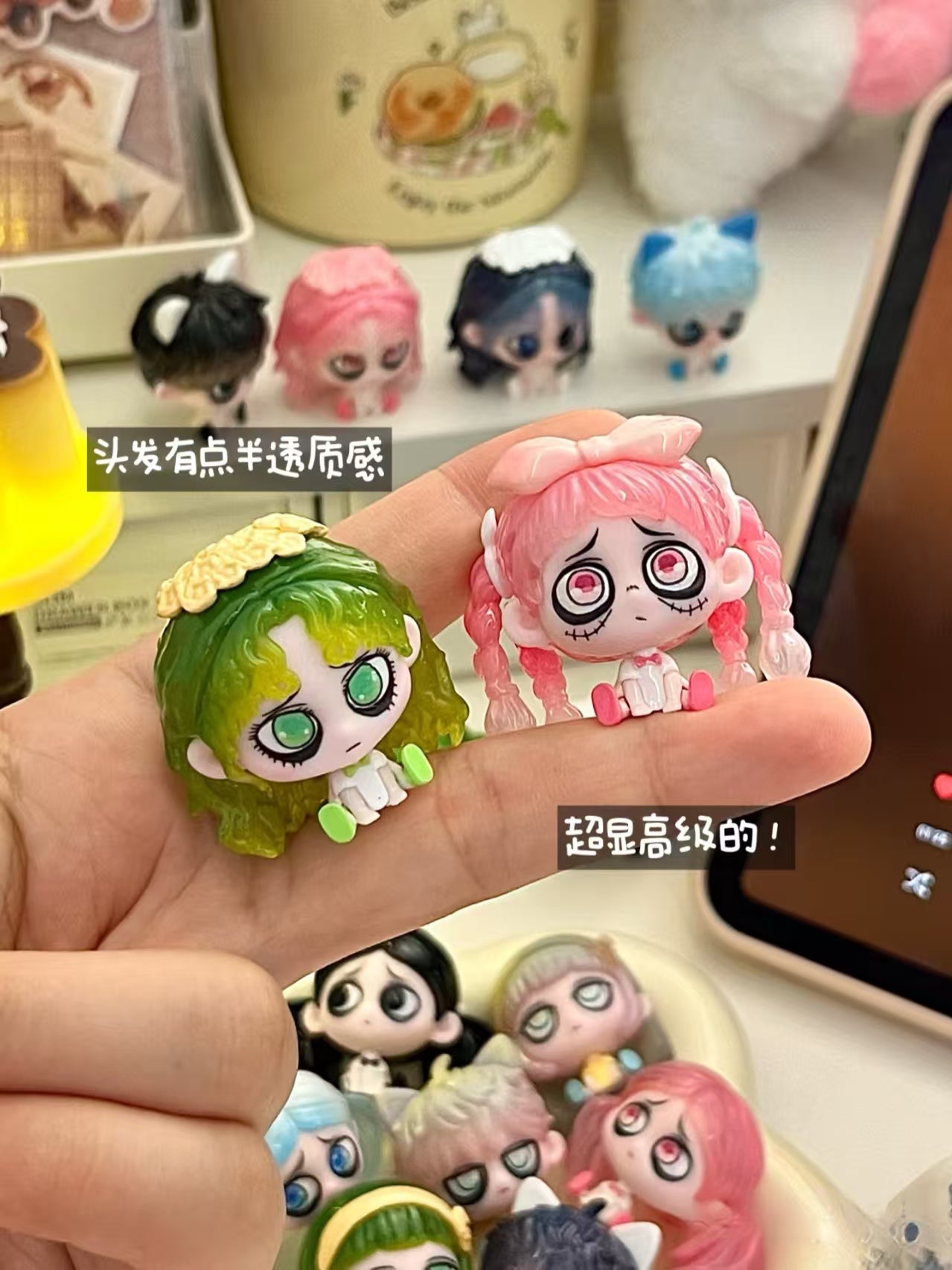 Heyone Kiki Siting Series Mini Bean Figures