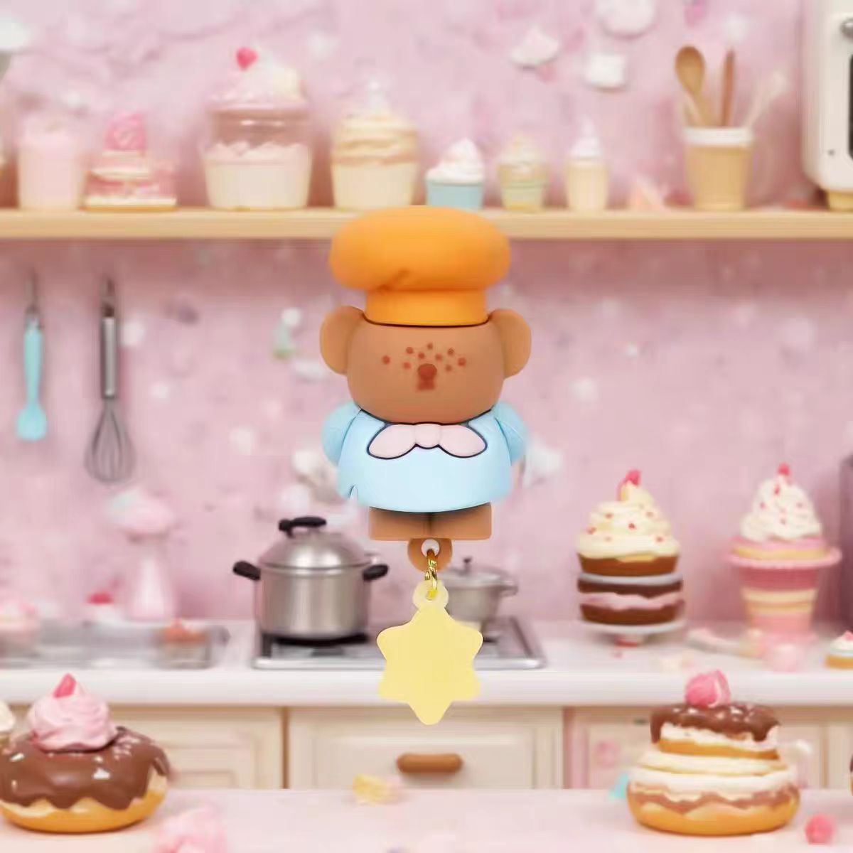 Miffy Bear Baker Shop Series Fridge Magnet Toys