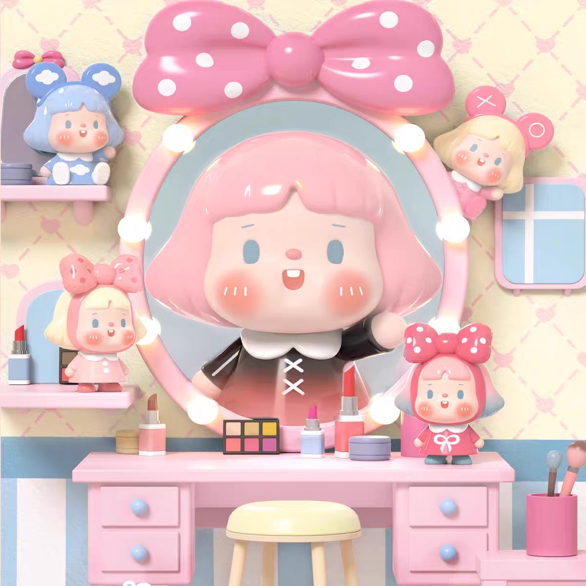 【CODE】Sawy Variety of Beautiful Girls Bubble Cute Grains Mini Figures