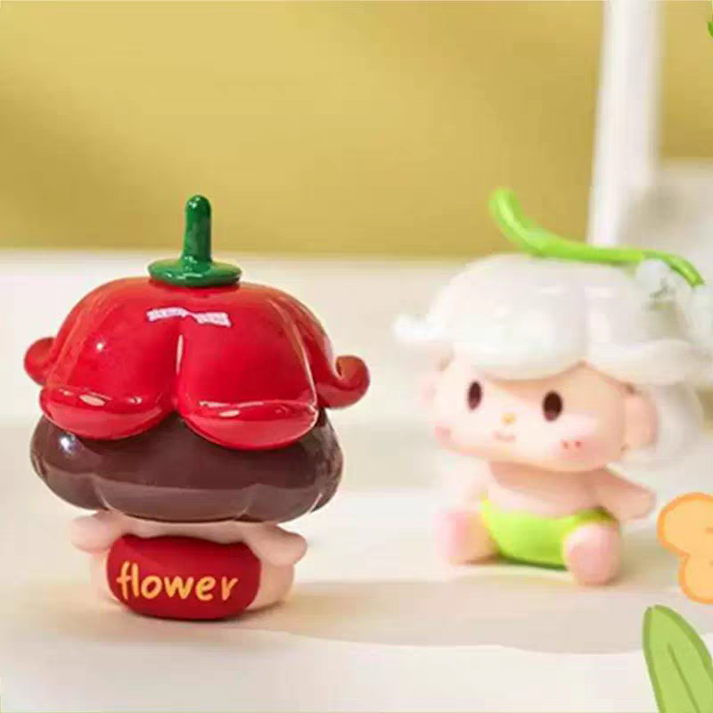 Baby Bean Eating Fruits Series Blind Box Figures