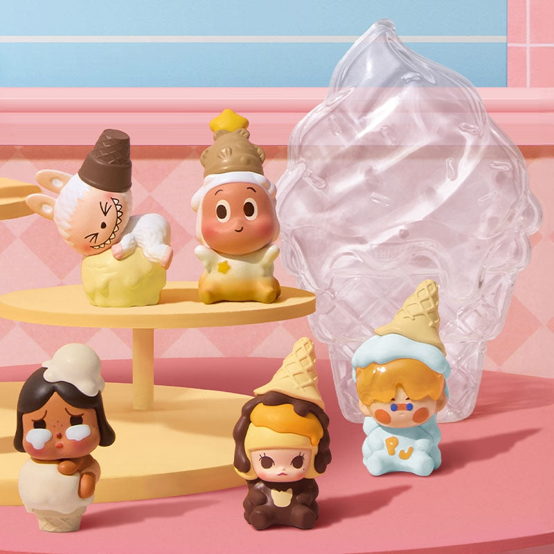 【Pre】POP BEAN Melt Ice Cream Series Figures Set