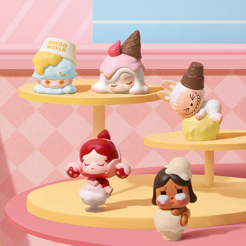 【Pre】POP BEAN Melt Ice Cream Series Figures Set