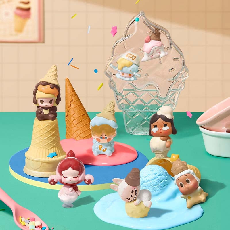 【Pre】POP BEAN Melt Ice Cream Series Figures Set