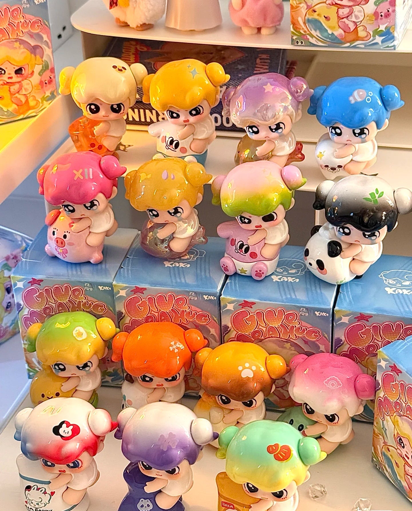 XAXA Give Me a Hug Series PVC Mini bean Blind Box