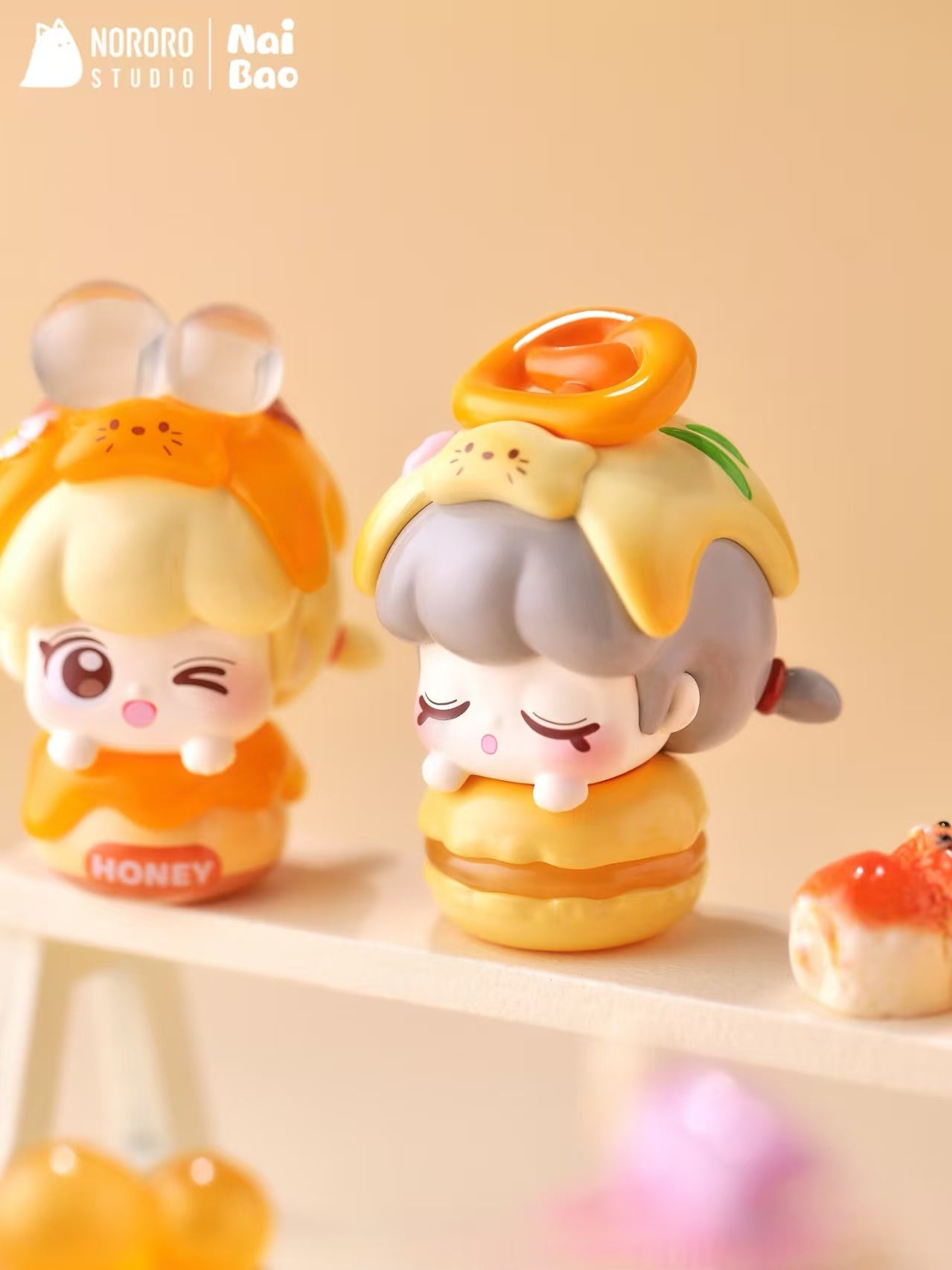 Naibao Meow Tea Party Series Mini Bean Figures