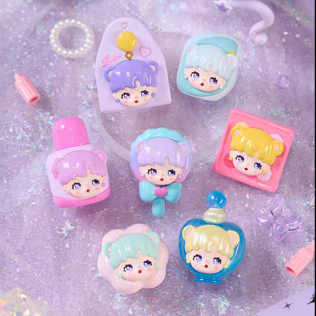 Bobo's Makeup bag series Mini Bean Figures