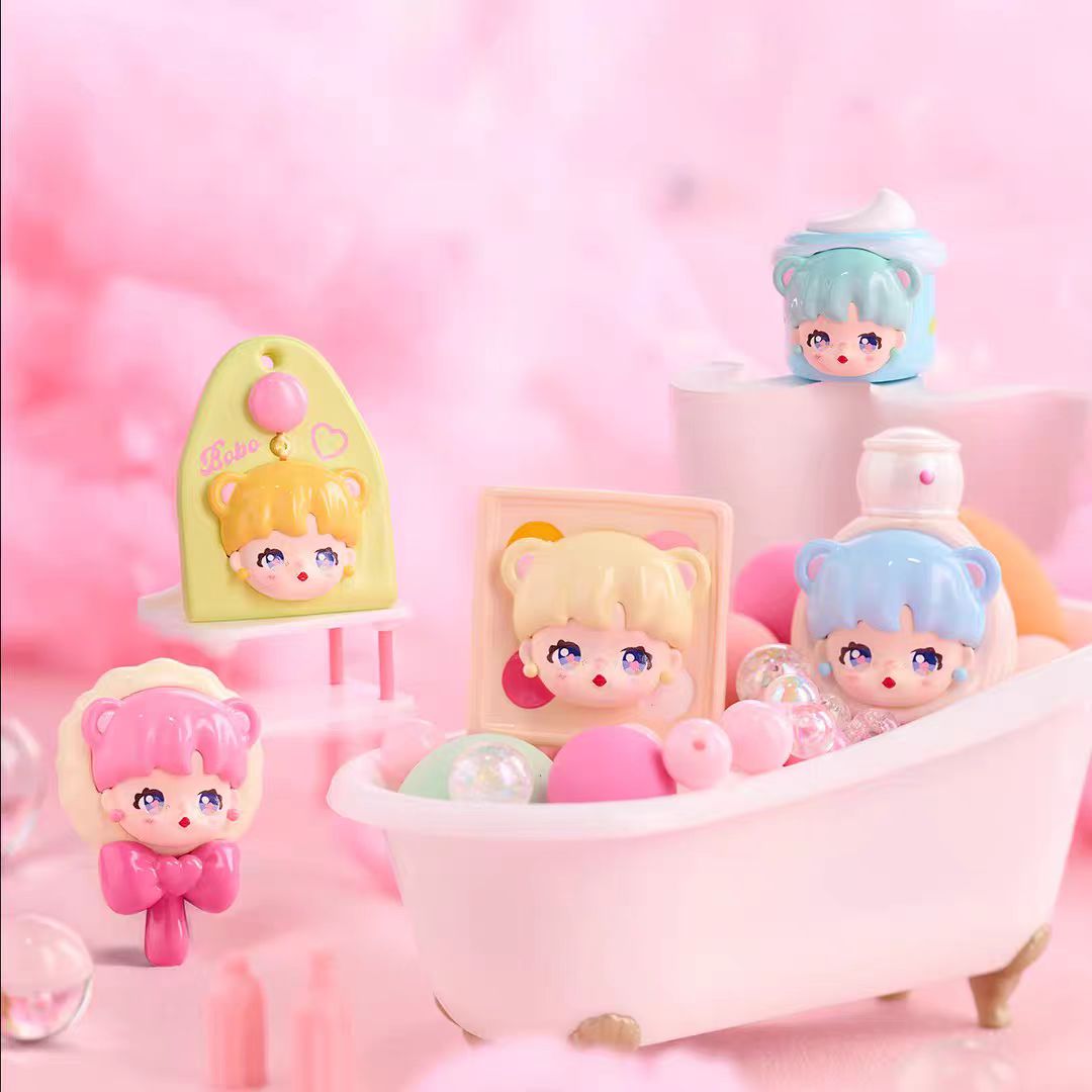 Bobo's Makeup bag series Mini Bean Figures