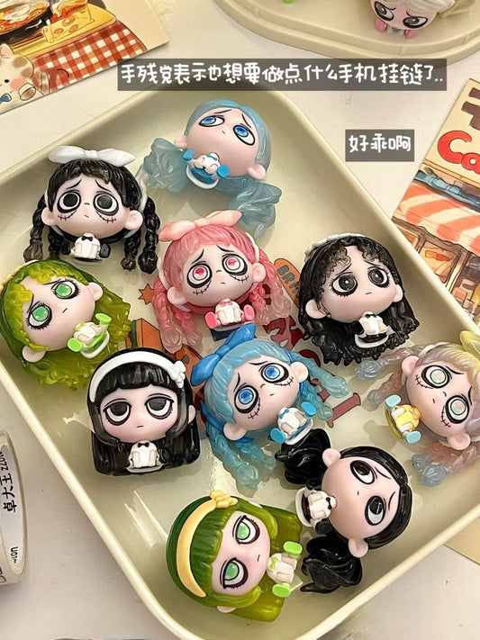 Heyone Kiki Siting Series Mini Bean Figures