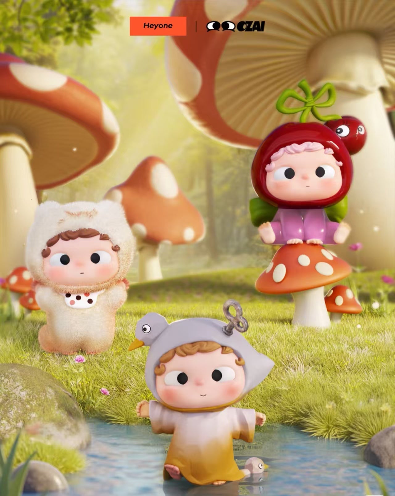 Ozai The Hooded Adventures Mini Bean Figures