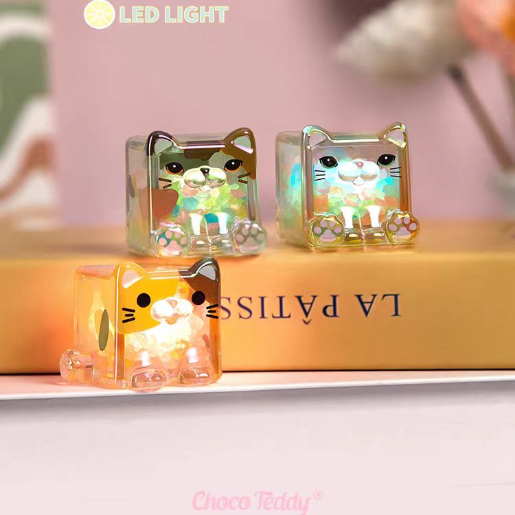 Square Cat Fun Light Series Mini Figure