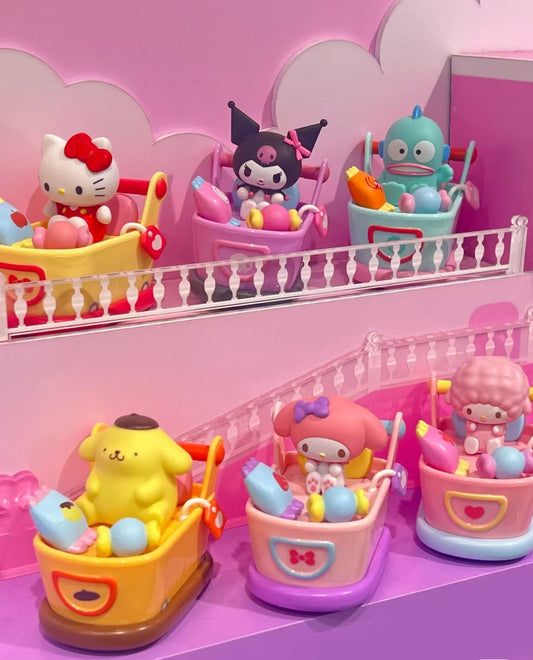 SRO Snack Bumper Car Series  Blind Box PVC Figures