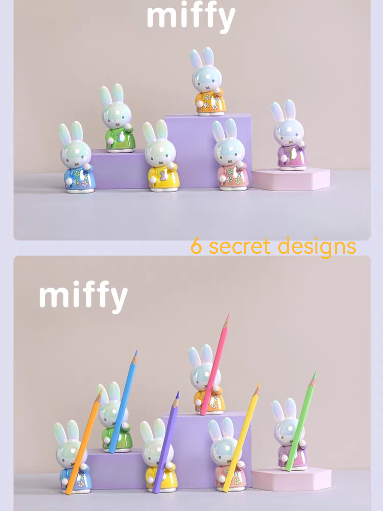 Miffy Storage Penholder Series Blind Box figures