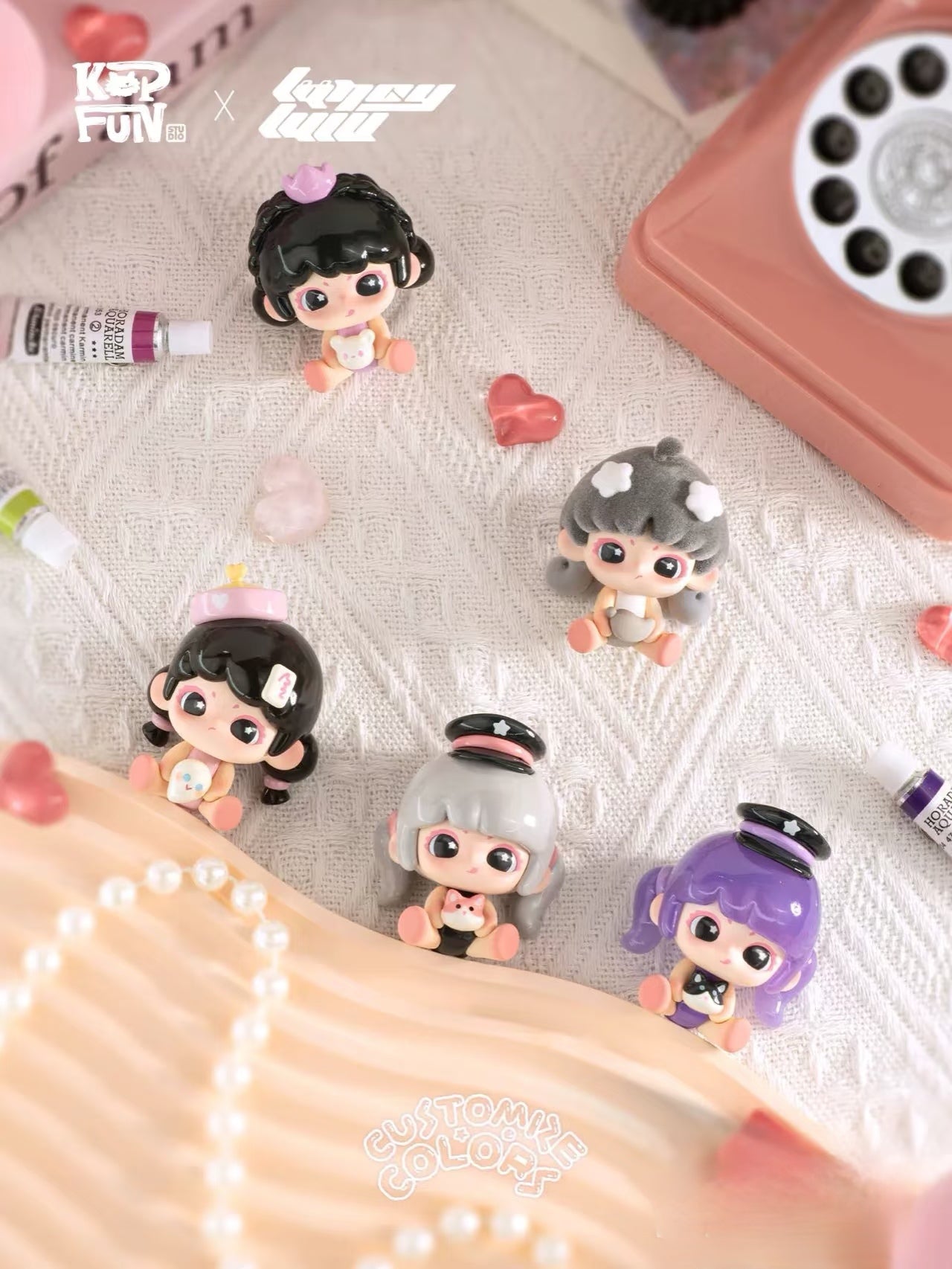 Lancy Lulu Customize Color Series Blind Box Mini Bean Figures