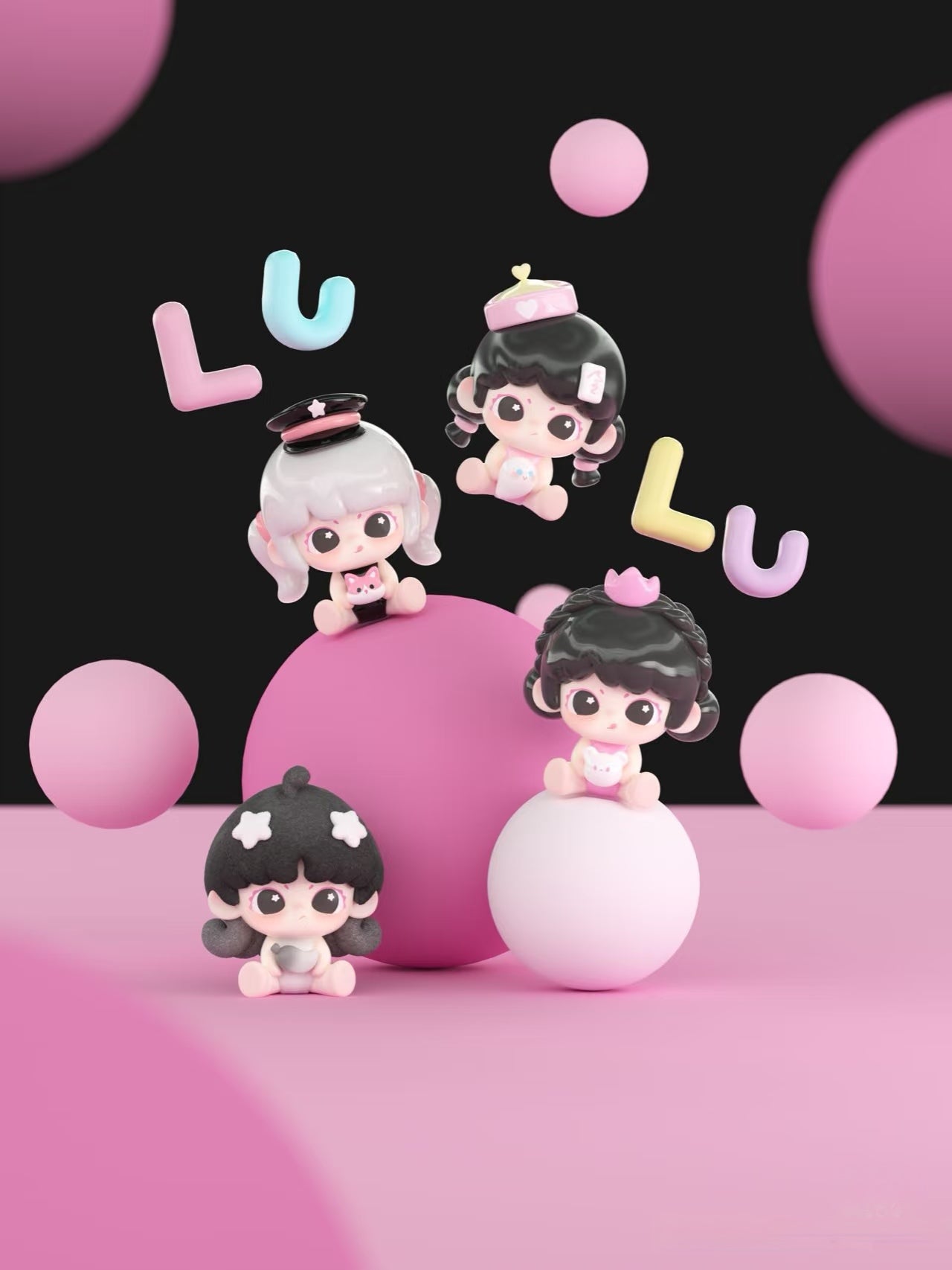 Lancy Lulu Customize Color Series Blind Box Mini Bean Figures