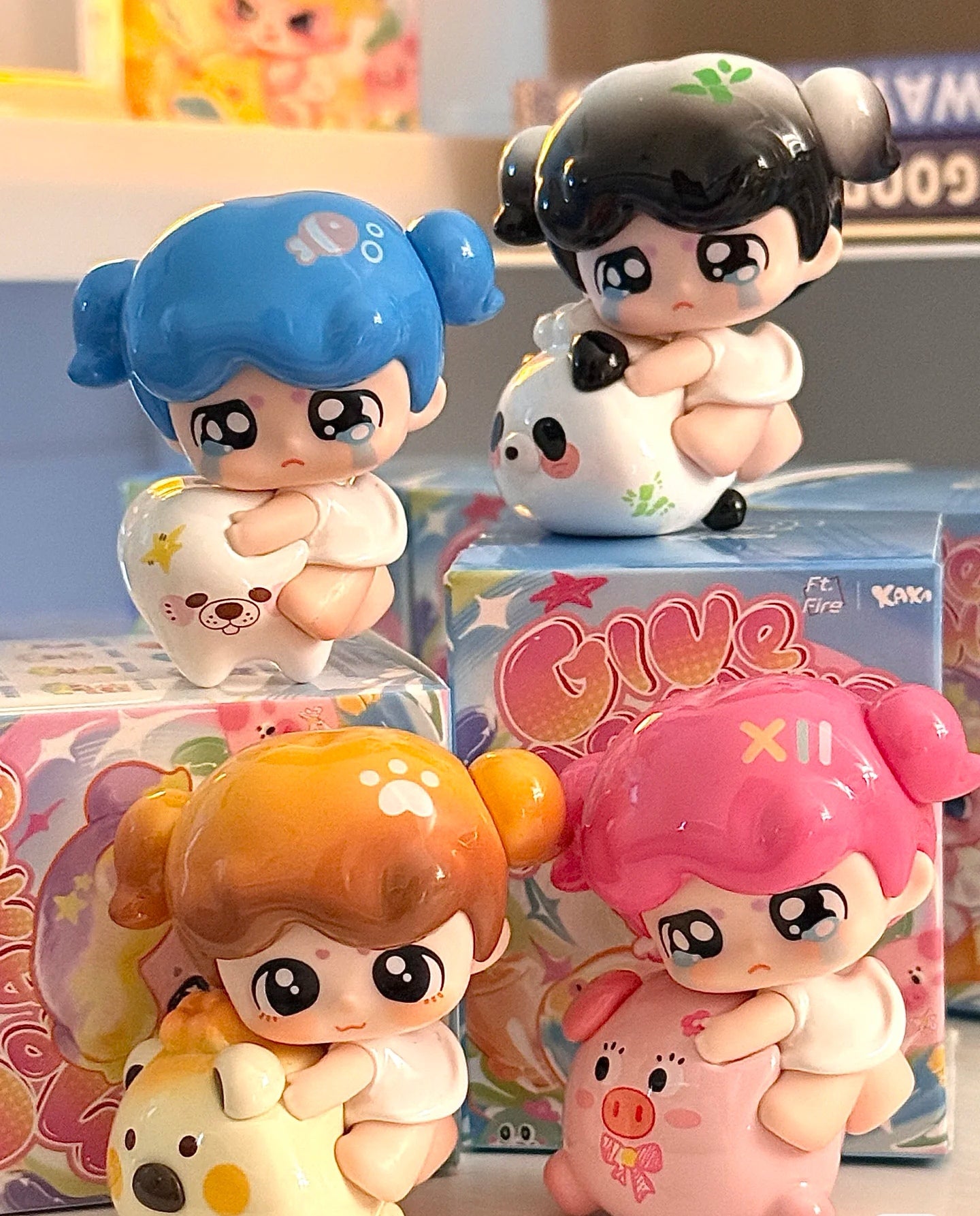 XAXA Give Me a Hug Series PVC Mini bean Blind Box