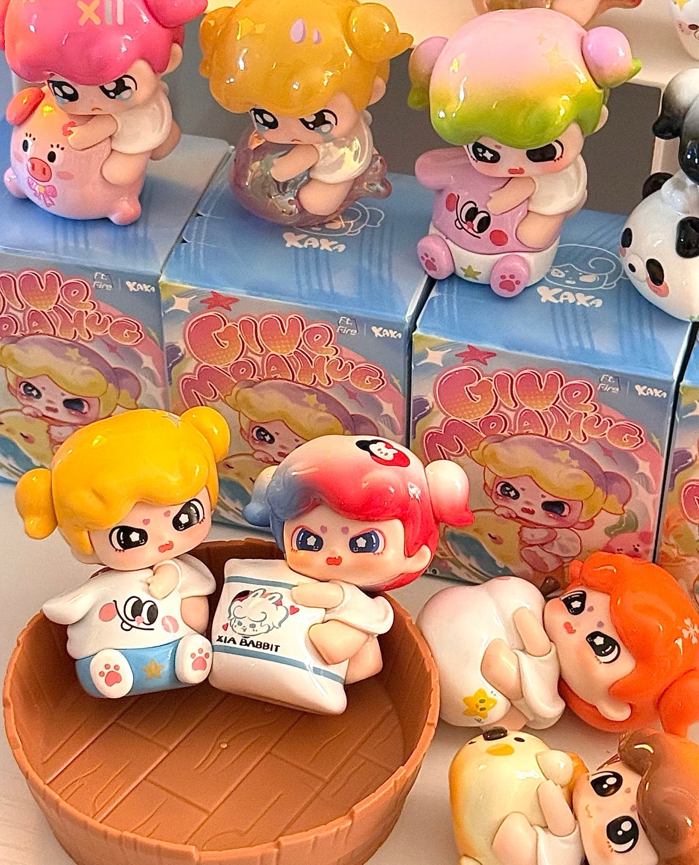 XAXA Give Me a Hug Series PVC Mini bean Blind Box